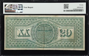 image for: Fr. 127. 1869 $20 Legal Tender Note. PMG Very Fine 20.