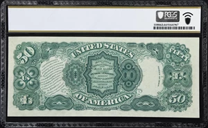 image for: Fr. 161. 1880 $50 Legal Tender Note. PCGS Banknote Choice Uncirculated 64 PPQ.
