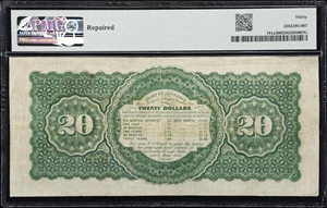 image for: Fr. 191a. 1864-65 $20 Compound Interest Treasury Note. PMG Very Fine 30.