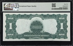 image for: Fr. 228. 1899 $1 Silver Certificate. PMG Gem Uncirculated 66 EPQ.