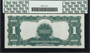image for: Fr. 230. 1899 $1 Silver Certificate. PCGS Currency Gem New 66 PPQ. Serial Number 2.