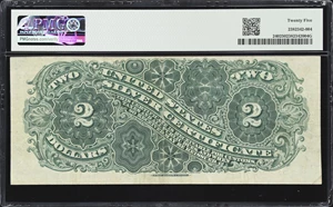image for: Fr. 240. 1886 $2 Silver Certificate. PMG Very Fine 25.