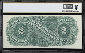 image for: Fr. 241. 1886 $2 Silver Certificate. PCGS Banknote Choice Uncirculated 63.
