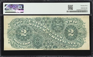 image for: Fr. 244. 1886 $2 Silver Certificate. PMG Very Fine 25.