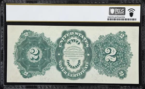 image for: Fr. 246. 1891 $2 Silver Certificate. PCGS Banknote Choice Uncirculated 64.