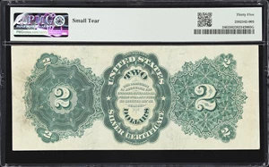 image for: Fr. 246. 1891 $2 Silver Certificate. PMG Choice Very Fine 35.