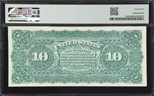 image for: Fr. 295. 1886 $10 Silver Certificate. PMG Choice Extremely Fine 45.