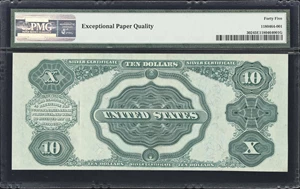 image for: Fr. 302. 1908 $10 Silver Certificate. PMG Choice Extremely Fine 45 EPQ.