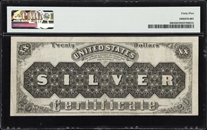image for: Fr. 309. 1880 $20 Silver Certificate. PMG Choice Extremely Fine 45.