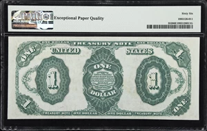 image for: Fr. 352. 1891 $1 Treasury Note. PMG Gem Uncirculated 66 EPQ.