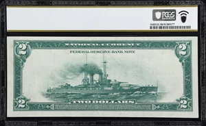 image for: Fr. 762. 1918 $2 Federal Reserve Bank Note. Atlanta. PCGS Banknote About Uncirculated 50.
