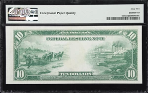 image for: Fr. 939. 1914 $10 Federal Reserve Note. Minneapolis. PMG Gem Uncirculated 65 EPQ.