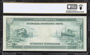 image for: Fr. 996. 1914 $20 Federal Reserve Note. Minneapolis. PCGS Banknote Choice Uncirculated 64.