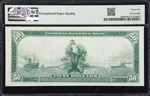 image for: Fr. 1020b. 1914 Red Seal $50 Federal Reserve Note. Minneapolis. PMG Choice Extremely Fine 45 EPQ.