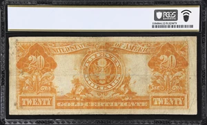 image for: Fr. 1185*. 1906 $20 Gold Certificate Star Note. PCGS Banknote Fine 12.