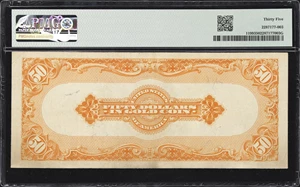 image for: Fr. 1199. 1913 $50 Gold Certificate. PMG Choice Very Fine 35.