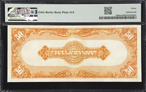 image for: Fr. 1200am. 1922 $50 Gold Certificate. Mule. PMG Very Fine 30.