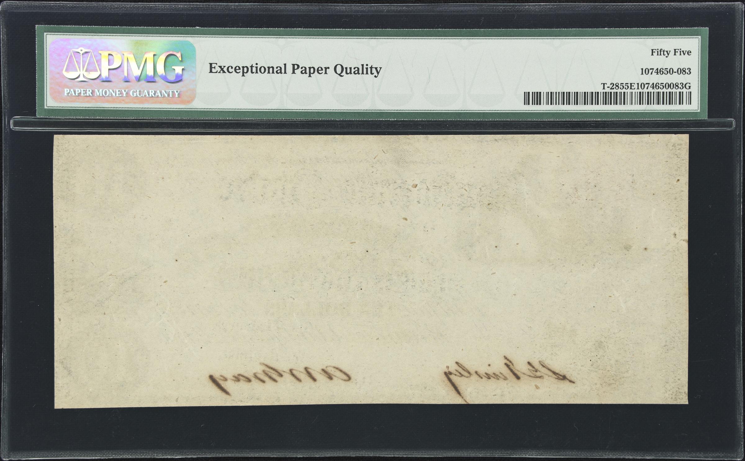 image for: T-28. Confederate Currency. 1861 $10. PMG About Uncirculated 55 EPQ.