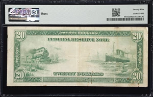 image for: Fr. 1011a. 1914 $20 Federal Reserve Note. San Francisco. PMG Very Fine 25.