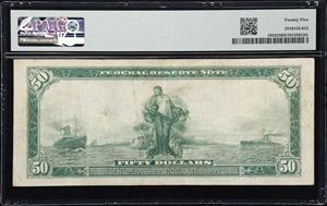 image for: Fr. 1035. 1914 $50 Federal Reserve Note. Philadelphia. PMG Very Fine 25.