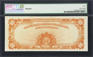 image for: Fr. 1170a. 1907 $10 Gold Certificate. PMG Extremely Fine 40.