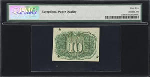 image for: Fr. 1246. 10 Cents. Second Issue. PMG Gem Uncirculated 65 EPQ.