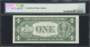 image for: Fr. 1610. 1935A $1 Silver Certificate. (S) Experimental. PMG Gem Uncirculated 66 EPQ.