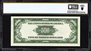 image for: Fr. 2202-F. 1934A 500 Federal Reserve Note. Mule. Atlanta. PCGS Banknote Gem Uncirculated 65 PPQ.