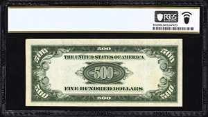 image for: Fr. 2202-F. 1934A $500 Federal Reserve Note. Mule. Atlanta. PCGS Banknote Very Fine 30.