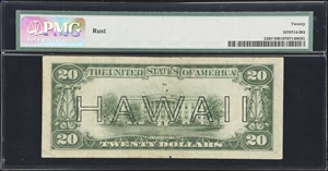 image for: Fr. 2305*. 1934A $20 Hawaii Emergency Star Note. PMG Very Fine 20.