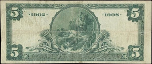 image for: Springfield, Illinois. $5 1902 Date Back. Fr. 593. State NB. Charter #1733. Very Fine.