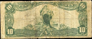 image for: Paducah, Texas. $10 1902 Plain Back. Fr. 620. First NB. Charter #10230. Fine.