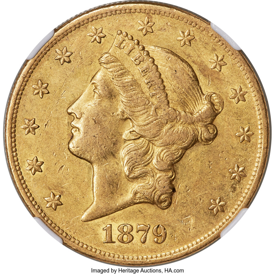 image for: 1879-O $20 AU50 NGC. Winter-1....