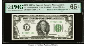 image for: Fr. 2151-F $100 1928A Federal Reserve Note. PMG Gem Uncirculated 65 EPQ....