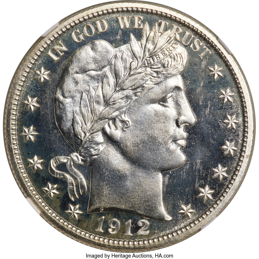 image for: 1912 50C PR67 Cameo NGC....