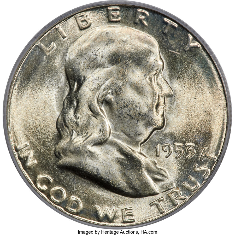 image for: 1953-S 50C MS65 Full Bell Lines PCGS....