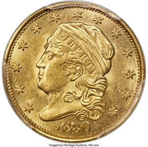 image for: 1830 $2 1/2 BD-1, R.4, MS64 PCGS. CAC....