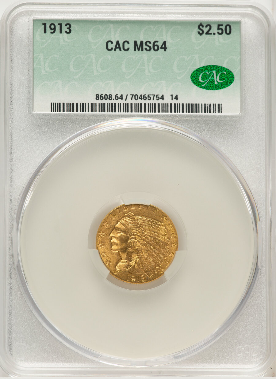 1913 $2 1/2 MS