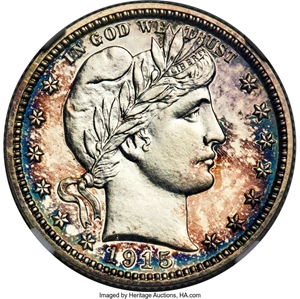 image for: 1915 25C PR68 Cameo NGC....