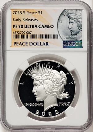 image for: 2023-S $1 Morgan Dollar, Early Releases, PR70 Ultra Cameo NGC....