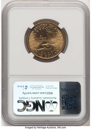 image for: 2000-P SAC$1 Speared Eagle, FS-901, MS65 NGC....