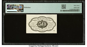 image for: Fr. 1312 50¢ First Issue PMG Choice Uncirculated 63....