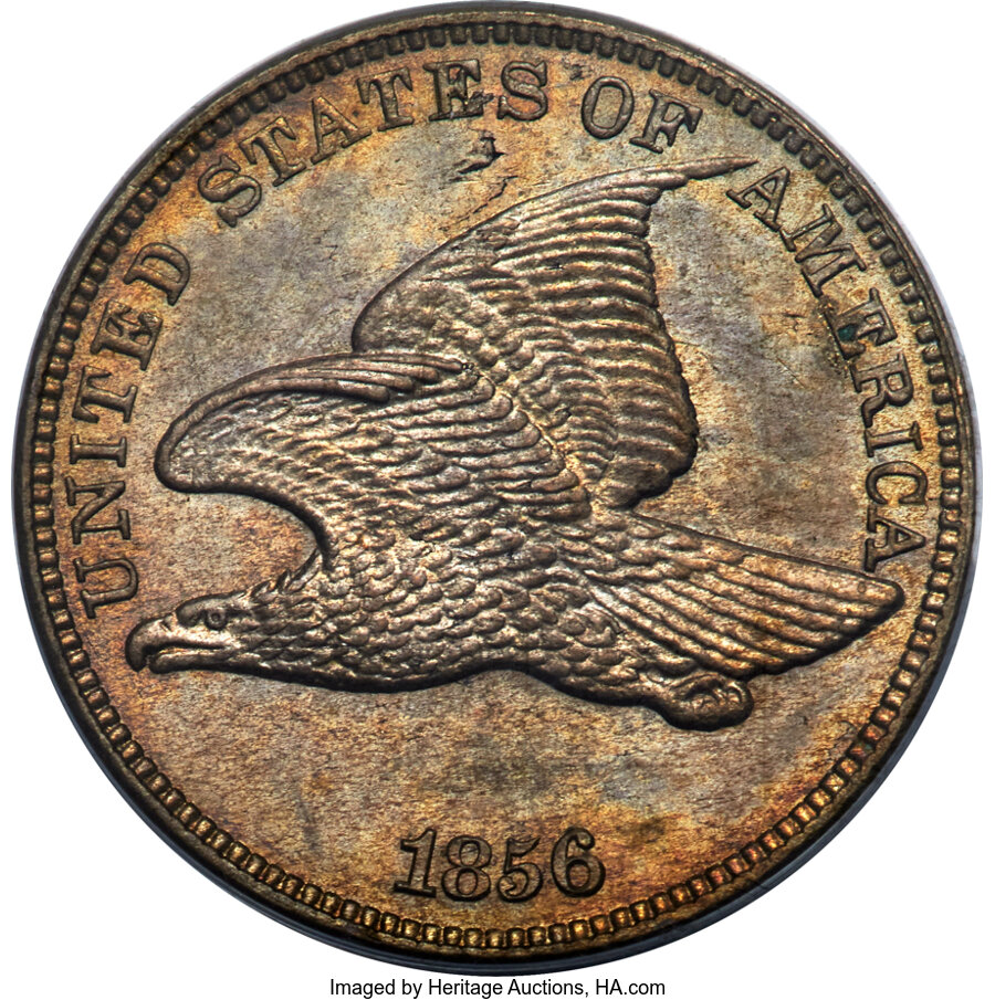 image for: 1856 1C Snow-9 PR62 PCGS....