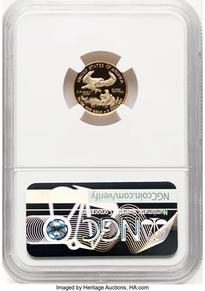 image for: 2016-W $5 Tenth-Ounce Gold Eagle, 30th Anniversary, PR70 Ultra Cameo NGC. Hand-signed, John M. Mercanti. NGC Census: (5933)...