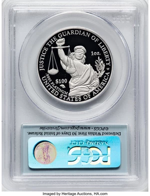 image for: 2010-W $100 One-Ounce Platinum Eagle, First Strike, Statue of Liberty, PR70 Deep Cameo PCGS....
