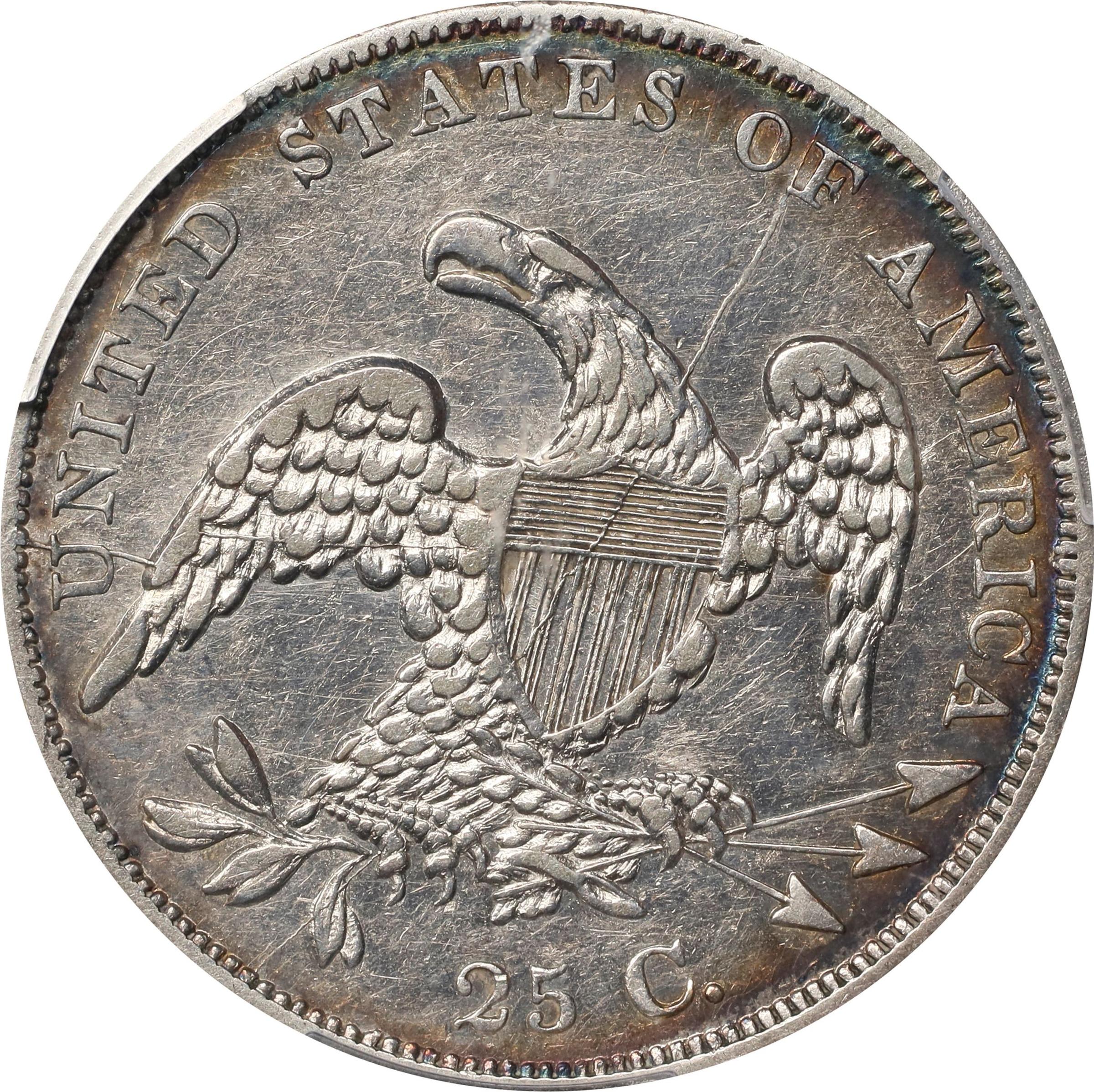 1836 Capped Bust Quarter Mint State (MS) Pricing Guide | The
