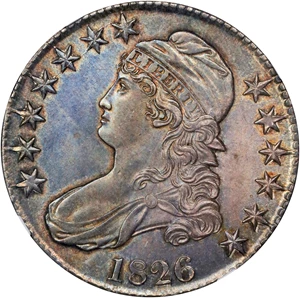 image for: 1826 Capped Bust Half Dollar. O-104a. Rarity-3. MS-63 (NGC).