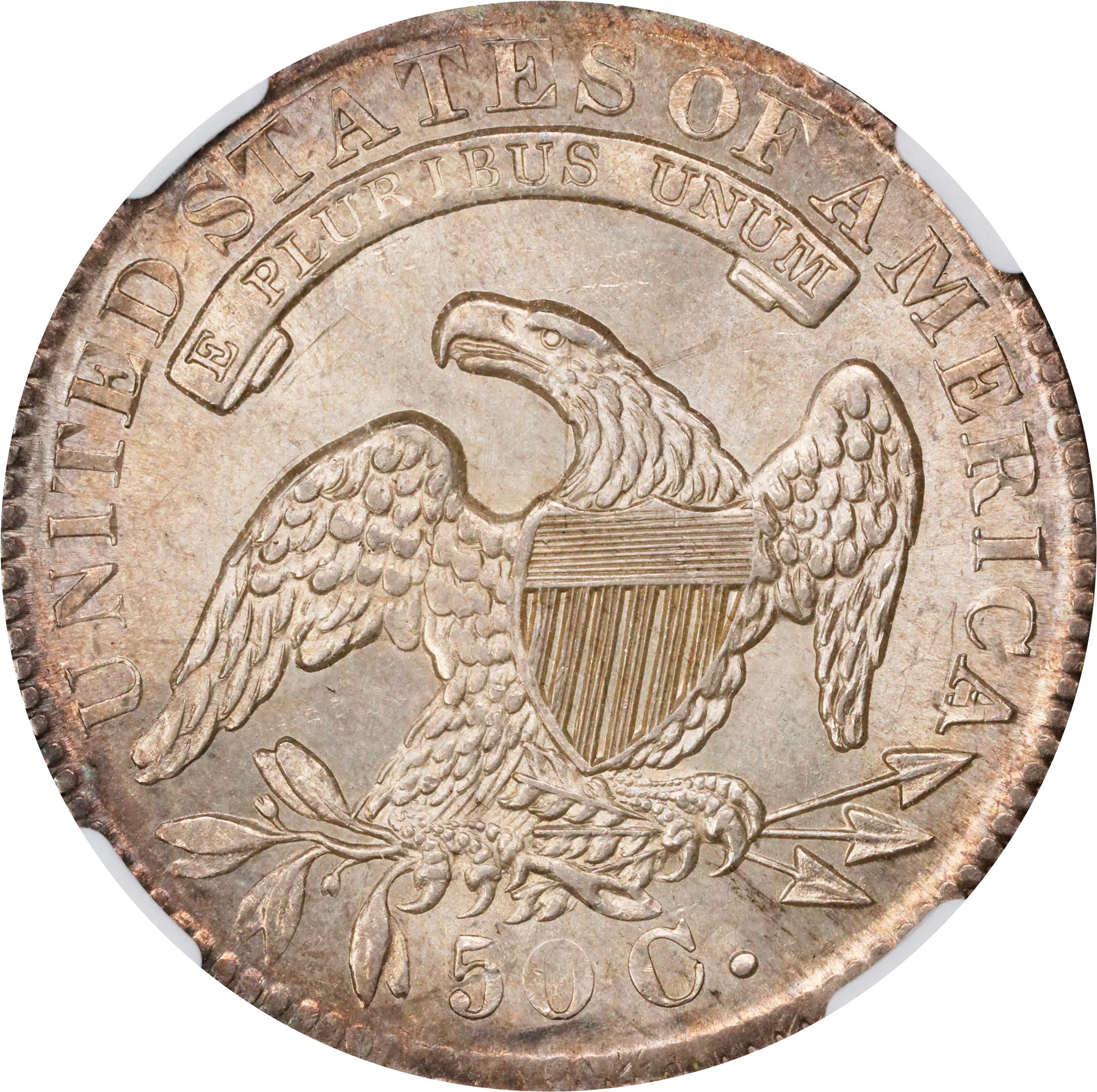 1834 50c Large Date, Large Letters MS67 CAC thumbnail 11