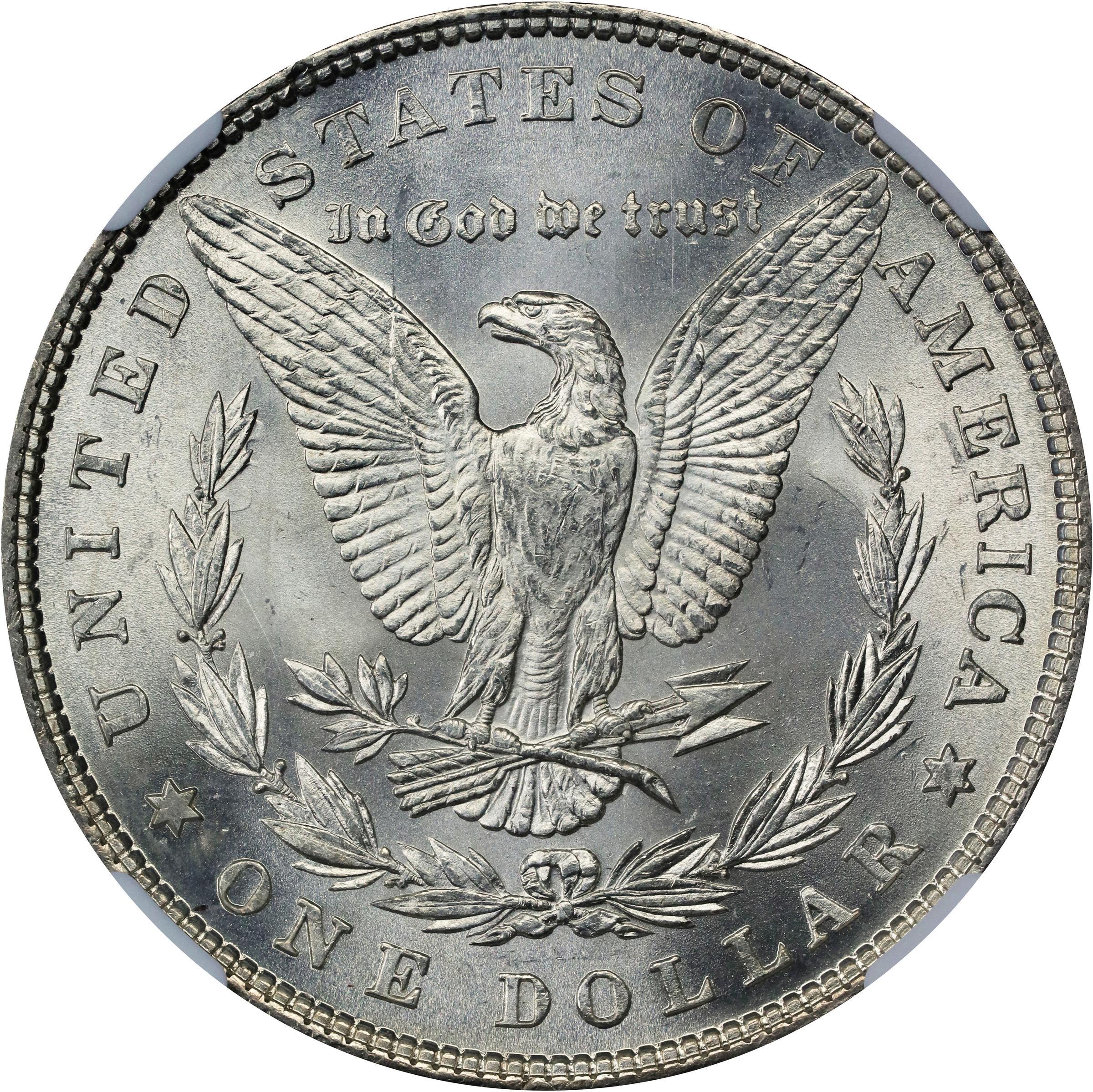 1878 7TF $1  Reverse of 1879 MS66 thumbnail 2
