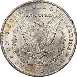 image for: 1879-CC GSA Morgan Silver Dollar. Clear CC. MS-62 (NGC).